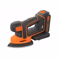 La ponceuse Mouse BDCDS18N-XJ de BLACK+DECKER est performante et compacte, offrant un confort d'utilisation inégalé. Elle est ...