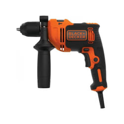 Black&decker - Perceuse a percussion filaire - black+decker - BEH710-QS - 710W - Poignée latérale - 4 forets de perçage