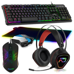Pack Gamer Clavier Souris Tapis XXL Convertisseur Casque GTA 230 pour Switch PS4 XB1 X et S PC
