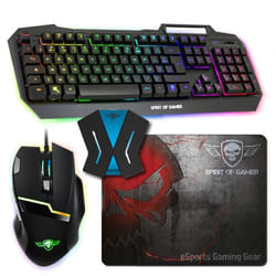 Bundle Pack MK40 Plus Clavier Souris LED RGB Tapis Convertisseur Switch PS4 XBOX One