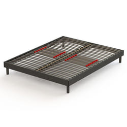Sommier Prodige avec curseurs réglables – Gris Anthracite - 140x200 cm