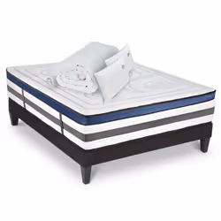 Matelas Quintessence Mousse  Accueil Mémoire de forme+ sommier + accessoires - 160 x 200 cm