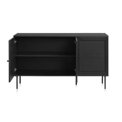 Buffet bois et cannage manarola 140x40cm