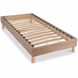 Optez pour un sommeil en toute facilité avec ce sommier à lattes démontable. Le système de lattes apparentes offre une excell ...