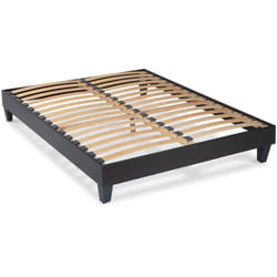 Maison Aubertin - Sommier monolattes Blandice noir - 180 x 200 cm