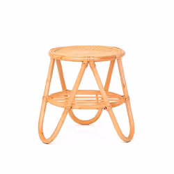 Table d'appoint rotin et cannage ezza