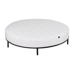 Ensemble 220 x 220 cm sommier + matelas rond ép.25cm - ROMA de YSMÉE