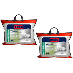 Dodo - Lot de 2 oreillers ergonomiques à mémoire de forme - 45x70 cm - vegetal