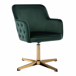 La chaise de bureau CAPULI est une option parfaite si on recherche une assise confortable au style vintage. Par son revêtemen ...