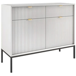 Buffet avec 2 portes et 2 tiroirs - Gris - liouba de Pascal Morabito