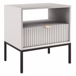 La table de chevet LIOUBA, allie simplicité et modernité. En plus d'apporter de la nouveauté à votre chambre, elle l’habiller ...