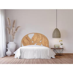 Tête de lit 160 cm - Rotin - Naturel - FLERIO