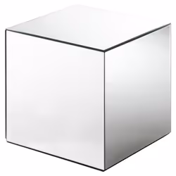 La table d'appoint CUBIX mettra en valeur votre intérieur grâce à sa structure en verre miroir. Sa forme cubique très design  ...