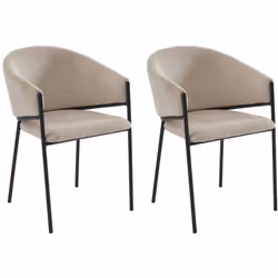 Le design de la chaise ORDIDA dynamisera votre décoration grâce à ses courbes et ses coloris bien travaillés. Elle est compos ...