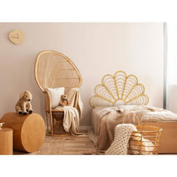 Tête de lit 110 cm - Rotin - Naturel - FLOSIA
