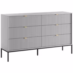 La commode LIOUBA, allie simplicité et modernité. En plus d'apporter de la nouveauté à votre chambre, elle l’habillera de la  ...