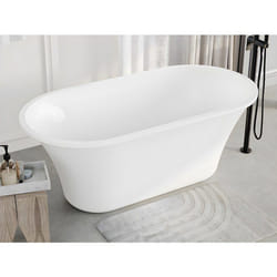 Baignoire Îlot Design - 193 L - 150 X 75 X 58 Cm - Blanche - Noemie Ii