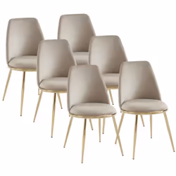 Apportez de l'élégance à votre séjour avec la chaise NEBINA, accueillante par son assise arrondie et raffinée par ses pièteme ...