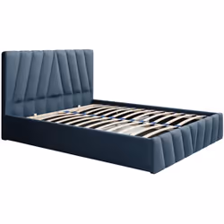 Avec ses deux coffres sous sommier, ce lit vous permet non seulement d'optimiser votre espace de rangement, mais aussi de dor ...