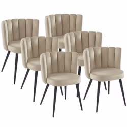 La chaise PRANILA offre un confort doux et chaleureux grâce à son revêtement en velours. Sa forme originale et enveloppante, ...