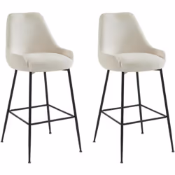 TOYBA offre une assise recouverte de tissu bouclette très résistant et doux au toucher. En plus d’être tendance, cette matièr ...