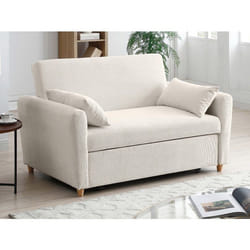 Vente-unique Ayla lit sofa 2 siège(s) Beige