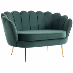 - Un design rétro dans l'air du temps Avec sa forme coquillage originale et tendance, les canapé et fauteuil DANDELION apport ...