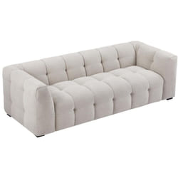 Canapé 3 places en tissu chiné beige dilome de Pascal Morabito