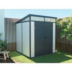 Abri de jardin en résine gris 365 m² avec plancher - MINARO