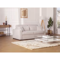 Vente-unique Mondovi lit sofa 4 siège(s) Beige - Vue supplémentaire 6