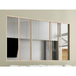 Verrière Coulissante En Aluminium Thermolaqué Naturel Clair 180x105 Cm - Ravena