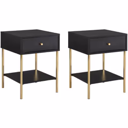La collection MILAVIA offre une combinaison parfaite entre style et fonctionnalité. La table de chevet dotée de lignes épurée ...