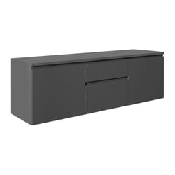 Meuble sous vasque suspendu - Gris - 150 cm - JIMENA II