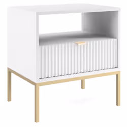 La table de chevet LIOUBA, allie simplicité et modernité. En plus d'apporter de la nouveauté à votre chambre, elle l’habiller ...