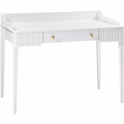 Le bureau console RENEVI vous offre un design épuré qui se fondra à merveille dans votre intérieur ! Doté d'un grand tiroir s ...