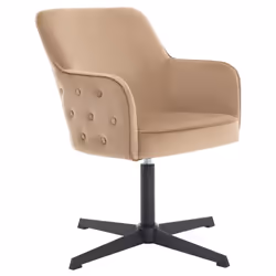 La chaise de bureau CAPULI est une option parfaite si on recherche une assise confortable au style vintage. Par son revêtemen ...