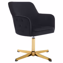 La chaise de bureau CAPULI est une option parfaite si on recherche une assise confortable au style vintage. Par son revêtemen ...
