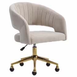 Doté de roulettes et d'un dossier confortable, la chaise pivotante TIRIESI transformera votre espace de travail en un endroit ...