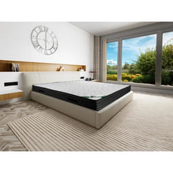 Matelas 160 x 200 cm mousse et coutil bambou ép.25cm - BERENDI de NATUREA