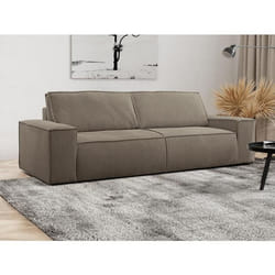 Vente-unique Amelia lit sofa 4 siège(s) Taupe