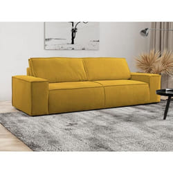 Vente-unique Amelia lit sofa 4 siège(s) Jaune