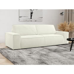Vente-unique Amelia lit sofa 4 siège(s) Blanc
