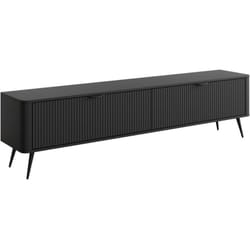 Pascal Morabito - Meuble tv avec 2 portes en mdf - Noir - elonaria de