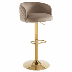 Le tabouret de bar PERLANITA est idéal pour apporter une touche glamour à votre intérieur. Son assise garantit un confort inc ...