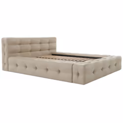 Découvrez le lit LERUCO, la pièce maîtresse de toute chambre à coucher moderne ! Ses courbes arrondies et son design épuré en ...