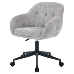 Pascal Morabito - Chaise de bureau - Tissu texturé - Gris - Hauteur réglable - lassandra de