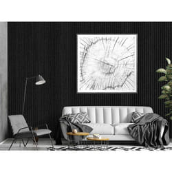 Vente-unique - Panneau Mural Acoustique - Finition Bois Gris Anthracite - Pack De 3,12 M² - Lot De 2 Pièces - Pencia