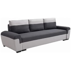 Vente-unique Gaby Canapé causeuse 3 siège(s) Gris, Anthracite