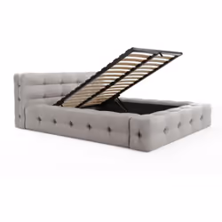 Découvrez le lit LERUCO, la pièce maîtresse de toute chambre à coucher moderne ! Ses courbes arrondies et son design épuré en ...