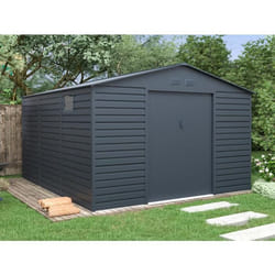 Abri de jardin métal en acier galvanisé - Anthracite - 1312 m² - ADELMO